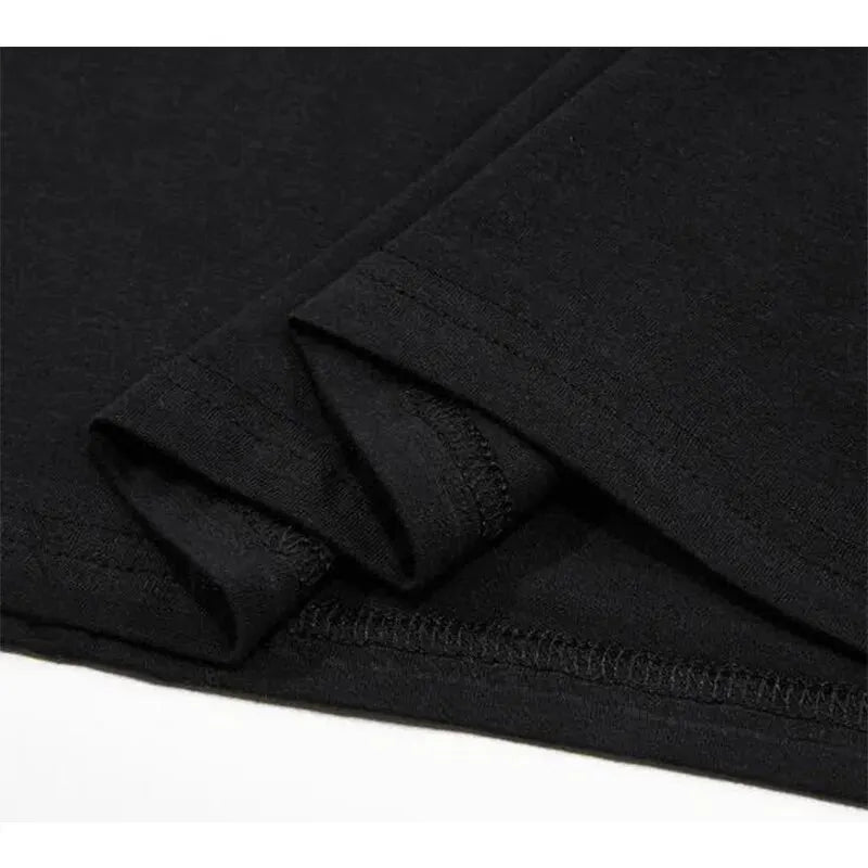 Summer Casual Men's T-Shirt Solid Color Soft and Loose Round Neck Top for Men Loose Soft Cool Cotton Mal… - product view 6