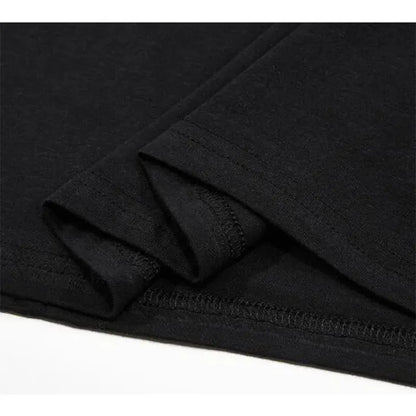 Summer Casual Men's T-Shirt Solid Color Soft and Loose Round Neck Top for Men Loose Soft Cool Cotton Mal… - product view 6