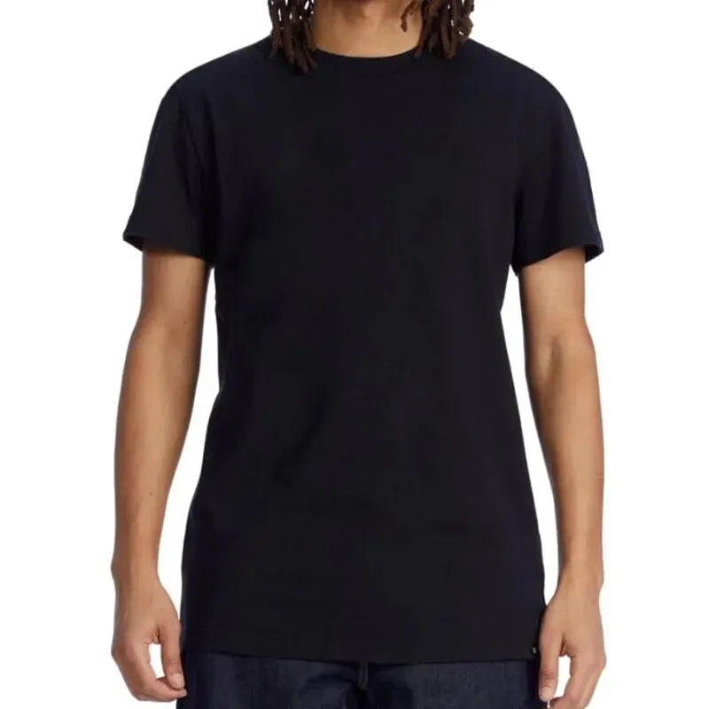 Summer Casual Men's T-Shirt Solid Color Soft and Loose Round Neck Top for Men Loose Soft Cool Cotton Mal…